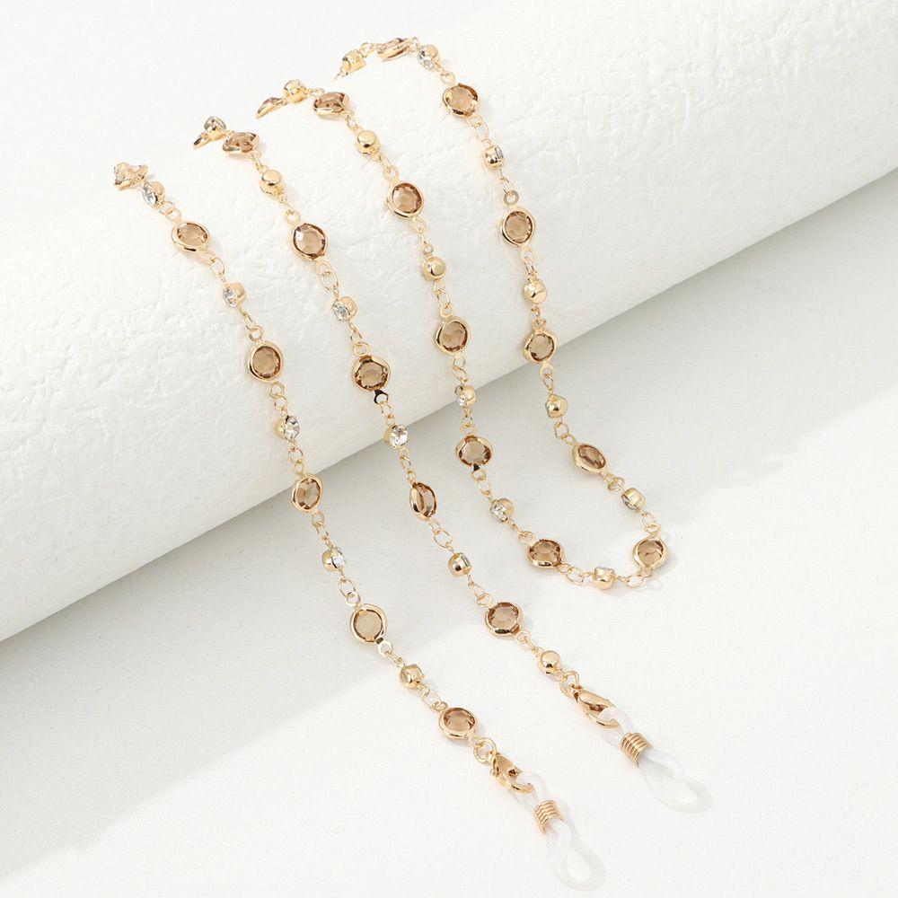 Мужчины Женщины Хрустальные Стеклянные Бусины Очки Ожерелье Аксессуары для Очков Цепочка для Очков Шнурок для Очков