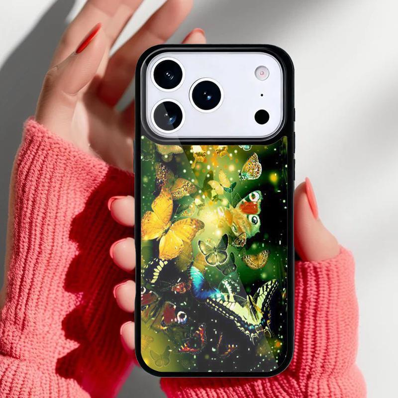 Beautiful Butterfly Nature Wildlife Soft Phone Case for iPhone 17 16 15 14 13 Pro Max Back Cover for 12 11 Pro Coque