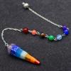 Gift Healing Crystal Fashion Jewelry Amulet New Design Reiki Pendulum Pendant