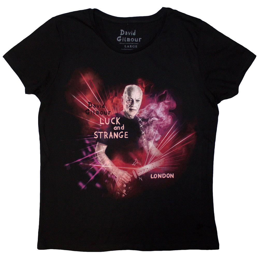 Футболка с принтом на спине David Gilmour Womens/Ladies Luck & Strange London