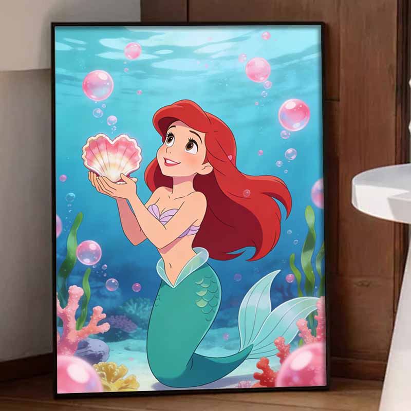 Disney Набор для алмазной мозаики Классическая Русалка Домашний Декор Поделка Идеальная Идея для Подарка Алмазное Искусство
