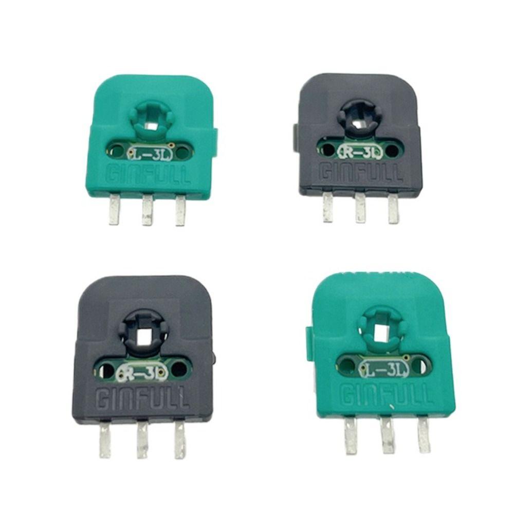 1 пара модулей датчика Холла, микроось, резистор для контроллера PS5/PS4/Switch/Pro/Xbox One