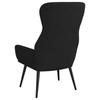 Recliner Chair Black Fabric