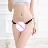 Plus Size Panties Trendy Comfortable Women See Shiny Through Hollow Thong Low Rise Butterfly Sexy G-String Underwear