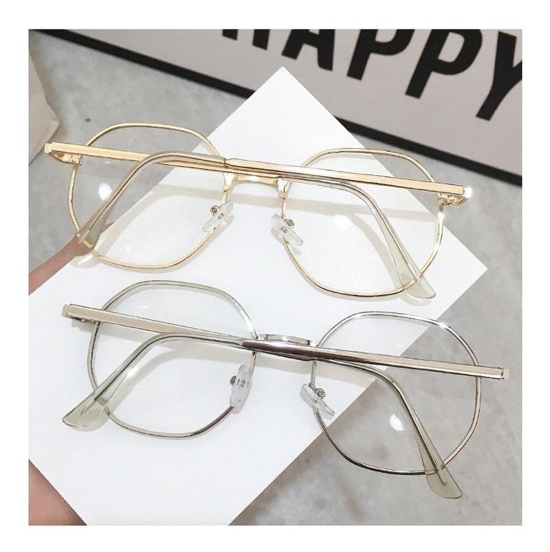 Взрывная восьмиугольная оправа Корейская версия многоугольных очков Чистые очки для знаменитостей по рецепту