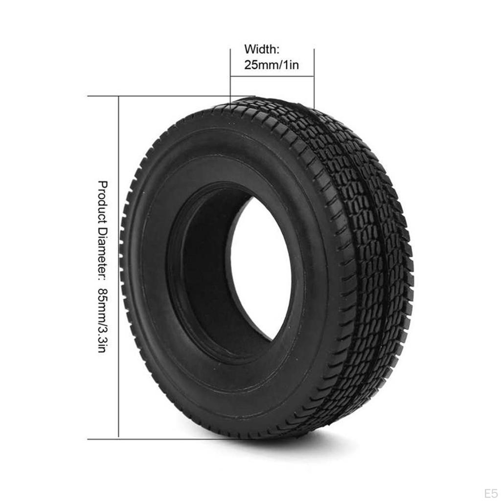 4 Pieces Rubber Tyres,Replacement Parts,Excellent Performance Micro /14 RC Crawler Car Vehicle