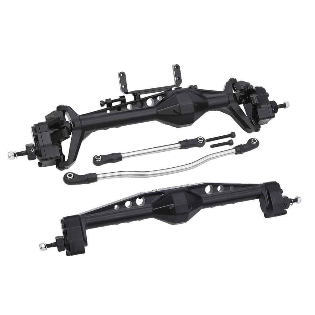 Aluminum F9 Offset Front Rear Portal Axle With Servo Mounts For 1/10 RC Crawler Axial Capra 1.9 UTB AXI03004 LCG Chassis Upgrade