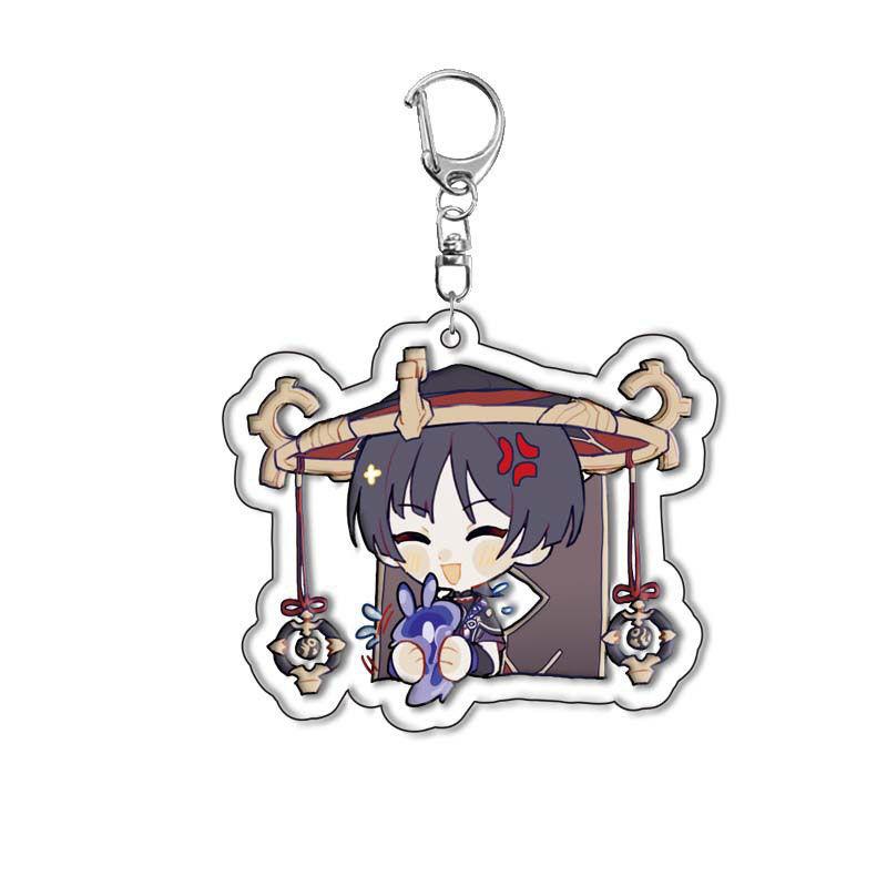 Оригинальный акриловый брелок God Traveler Wanderer Klee Skirmisher Bag Подвеска Двусторонняя прослойка