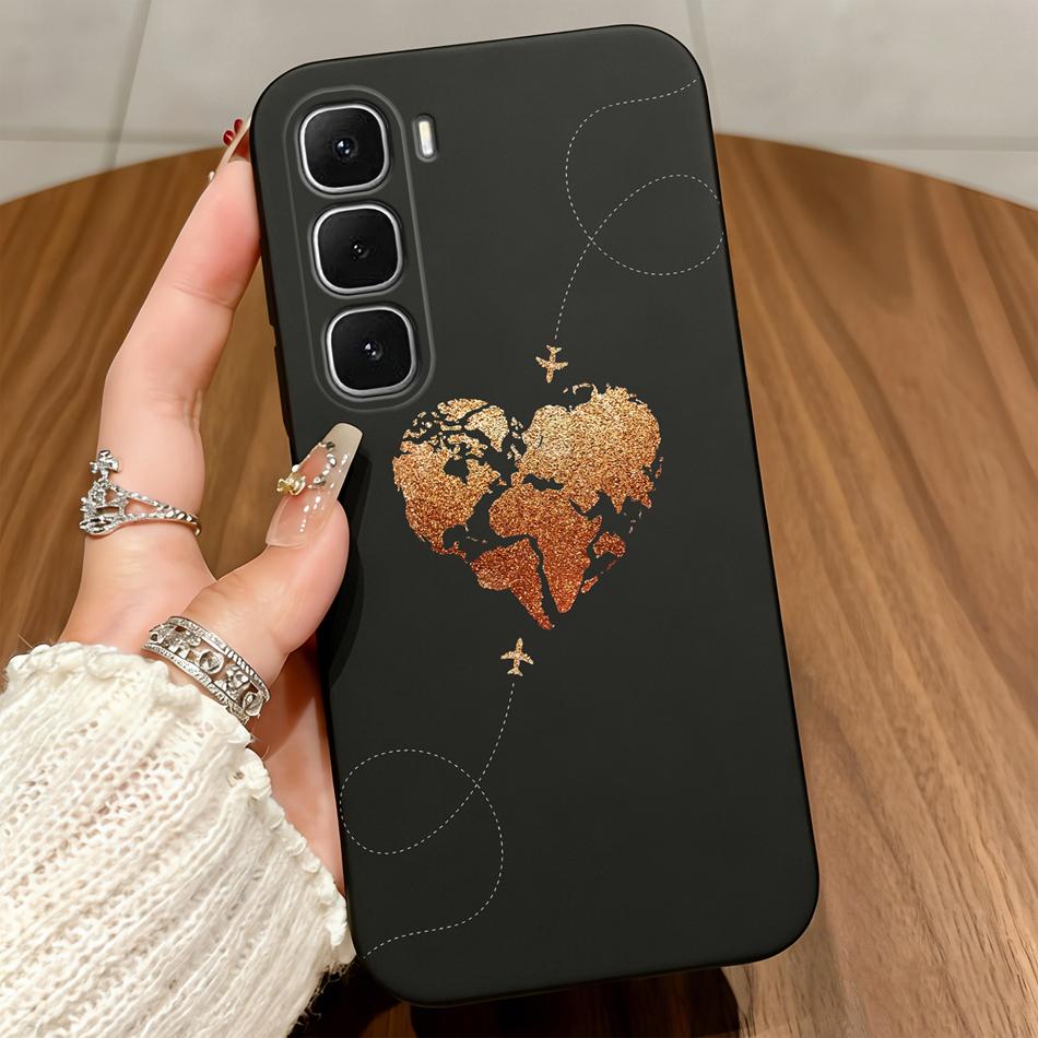 Креативный чехол для телефона для infinix Hot 60 50 Pro Plus 60i 50i 40i 30i 20i 20S Hot 20 30 4G 5G 20Play 30Play Мягкие матовые задние крышки