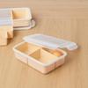 Master Your Meal Prep: Divided 3-Compartment Rectangular Food Container (1.5L