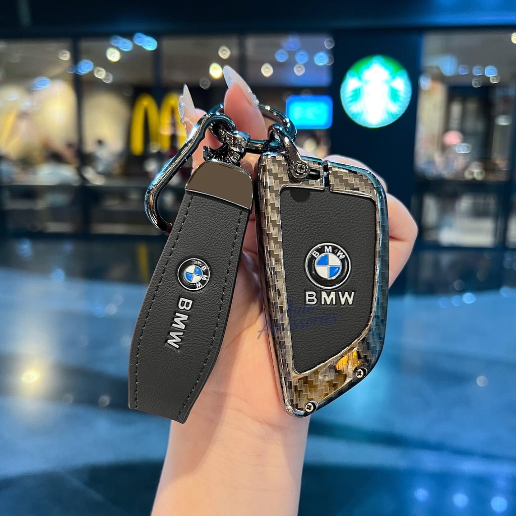 DKHN5 Car Key Case Case Shell Holder Protection For BMW X4 X3 X1 X6 X5 Series 1 2 3 4 5 6 7 F40 G20 G31 F34 F15 Ix3 Keychain Accessory