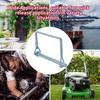 10Pcs Pull Ring Square Locking Pin Square Shaft Quick-Release Pin  Auto Car Trailer