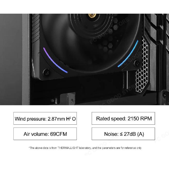 Thermalright TL-K12 12CM Case Fan PWM High-performance S-FDB V2 Bearing 5V/3PIN ARGB Quiet Cooling Fan