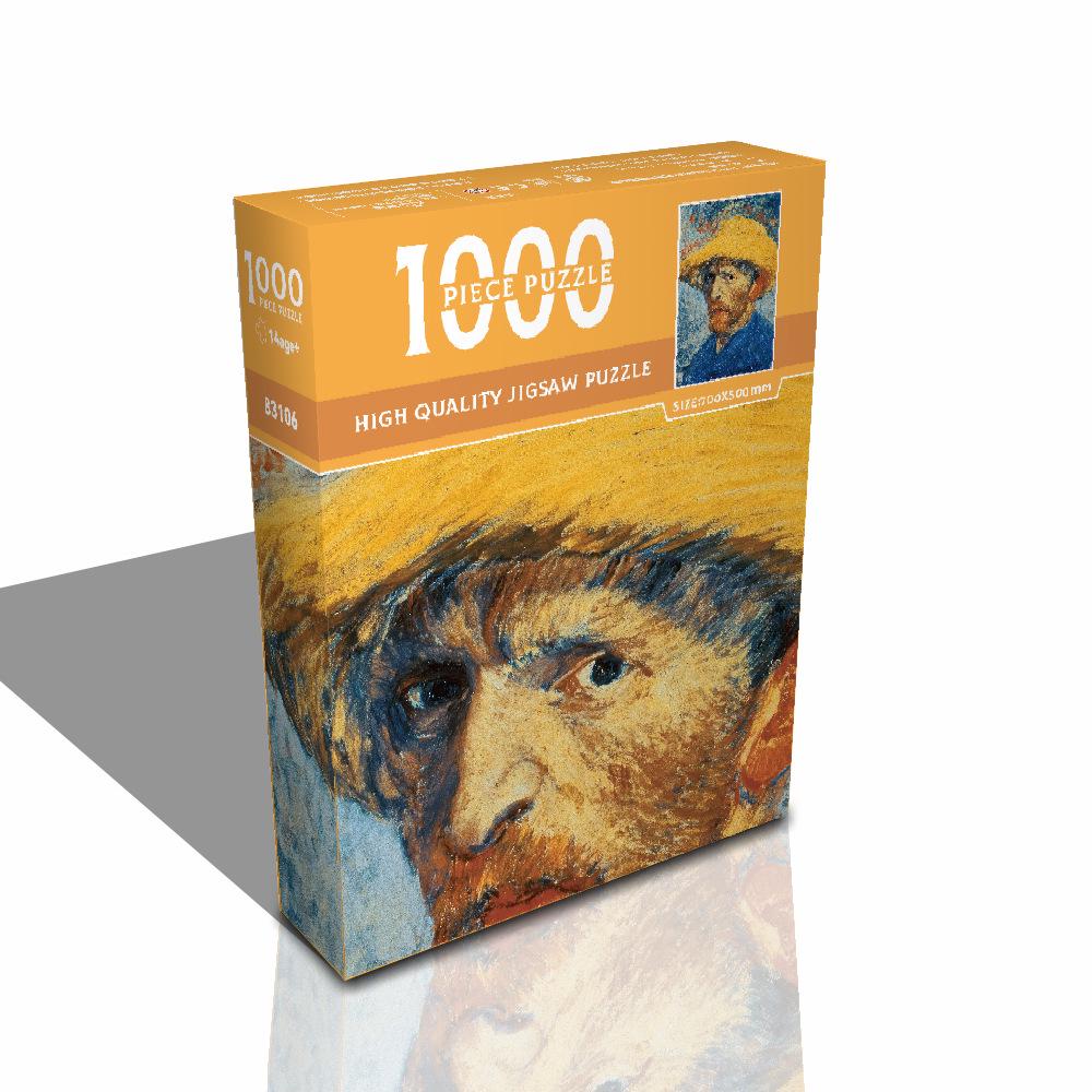 Художественные пазлы-картины маслом из 1000 деталей - Обучающая игрушка-пазл