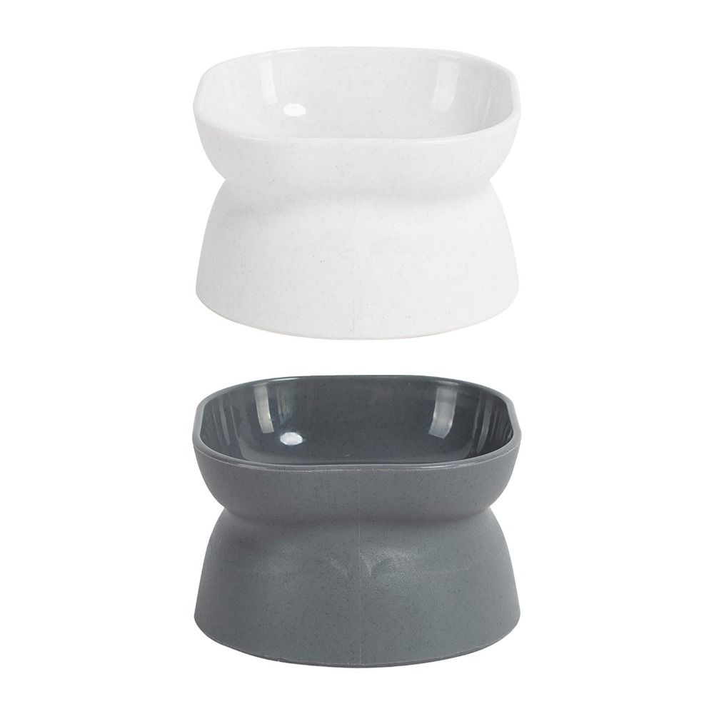 Kitten Products Tilted Heightened Pet Feeder Bowl Pet Supplies Cat Food Bowl Pet Feeder Drinker