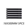 5Pcs Elastic Hook and Loop Cable Tie Reverse Buckle Stretch Fastener Cable Straps Nylon Extension Strap Cord Wrap Organizer