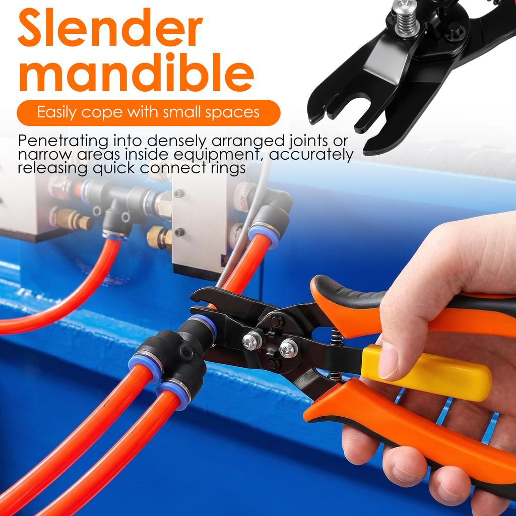 1Pc Air Hose Connector Removal Tool Pneumatic Disconnect Tools Multi-purpose Push To Connect Removal Pliers for CPVC/PEX  Tubing