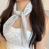 Ladies Silk Scarf Square Scarf High-end Printing Small Scarf Streamer Decorative Neck Silk Scarf Waist Fart Curtain