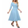Women's Solid-color Fashionable And Elegant Dress