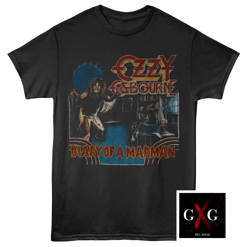 OZZY OSBOURNE cd cvr DIARY OF A MAN MAN Official SHIRT LG New blizzard bark moon