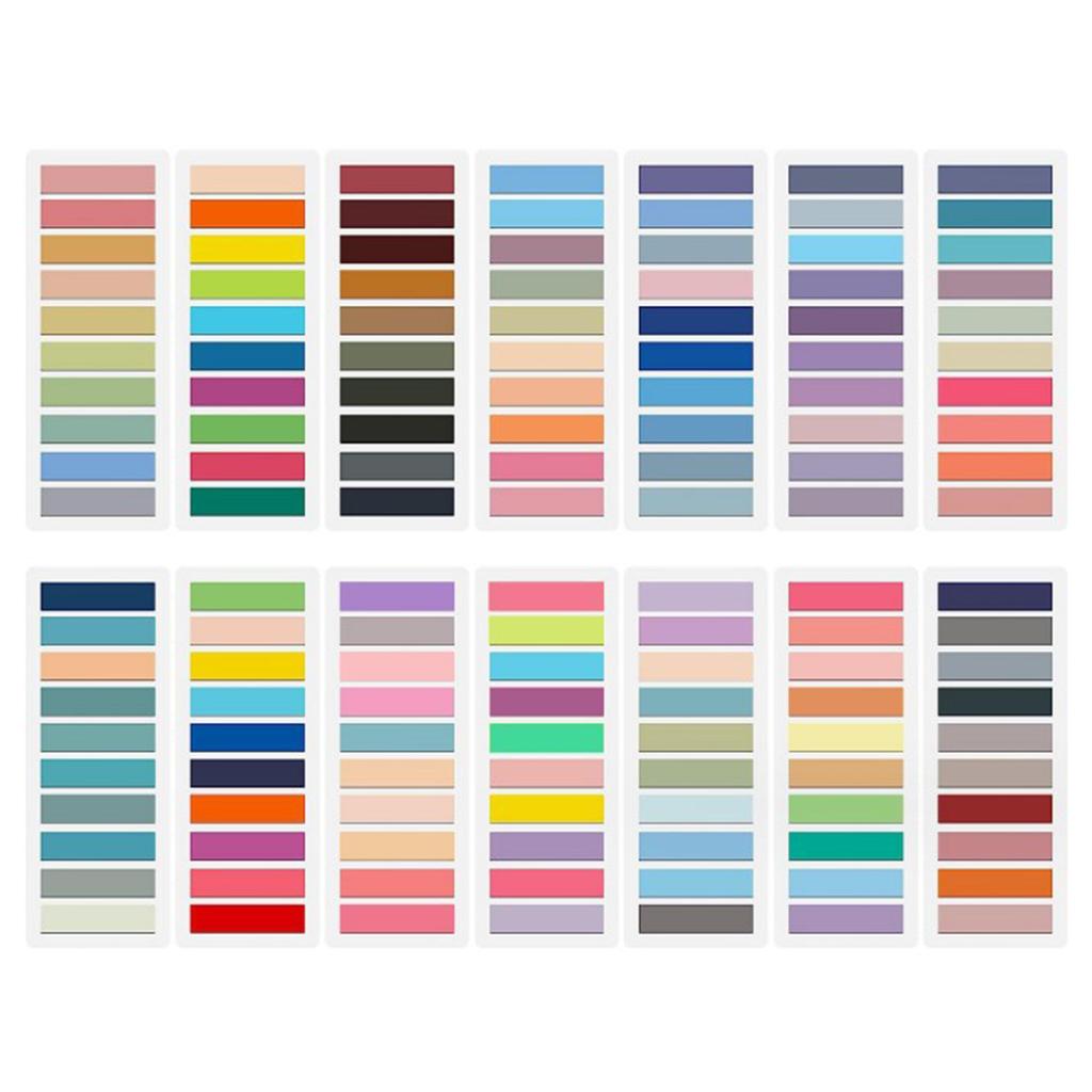 2800/3600 шт. Цветные индексные наклейки, водонепроницаемые ПЭТ-бирки, клейкие заметки, флаги, метки страниц, записываемые вкладки для индексов файлов