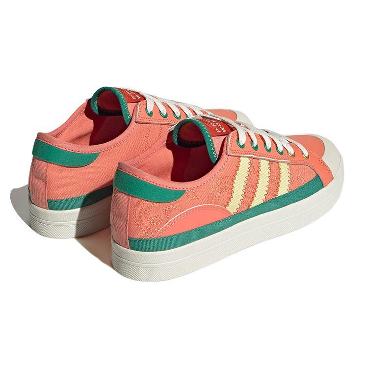 adidas Кеды Neo City Canvas Легкие Прочные Нескользящие Низкие Женские Кроссовки Оранжевый Желтый Зеленый HQ6934