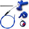 7/8 22Mm Twist Throttle Accelerator Handle Grips For Pit Bike Mini Bike Throttle Cable Kit 4-Stroke Dirt Bike Pocket Bike For 50Cc 90Cc 110Cc