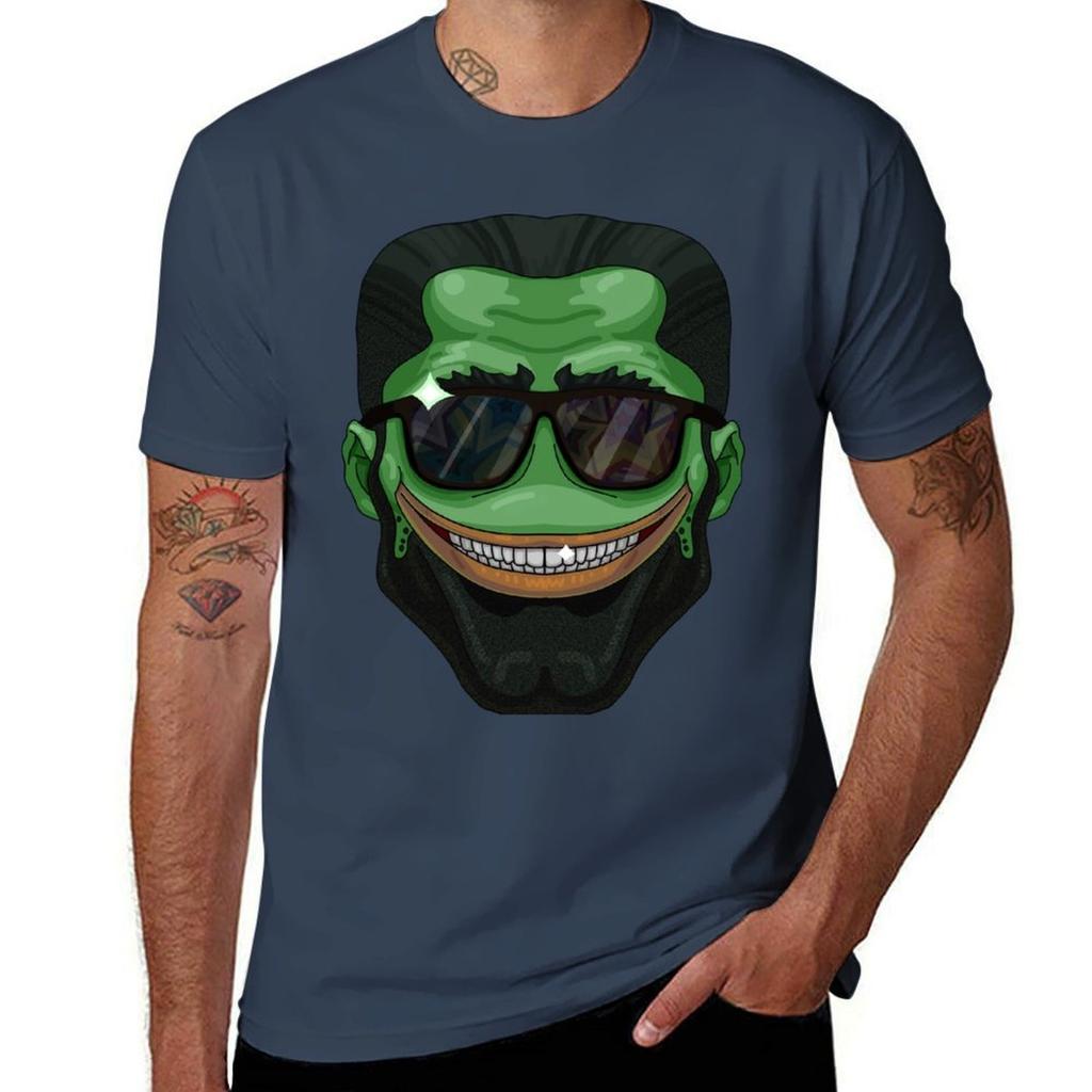 Футболка с мемом Chad Pepe, повседневная, базовый, уличный стиль