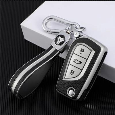 Для Toyota Corolla Camry Altis Auris Aygo Yaris RAV4 Verso, автомобильный складной откидной чехол для ключей, защитный чехол, сумка, держатель для ключей, брелок