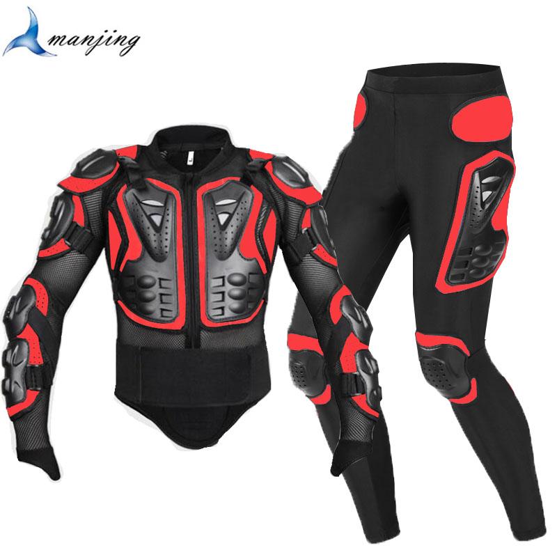 Motorcycle armor shorts Pants Motocross suit Body protection Back Spine Armour Skatboarding Skiing ATV Dirt Bike Jacket