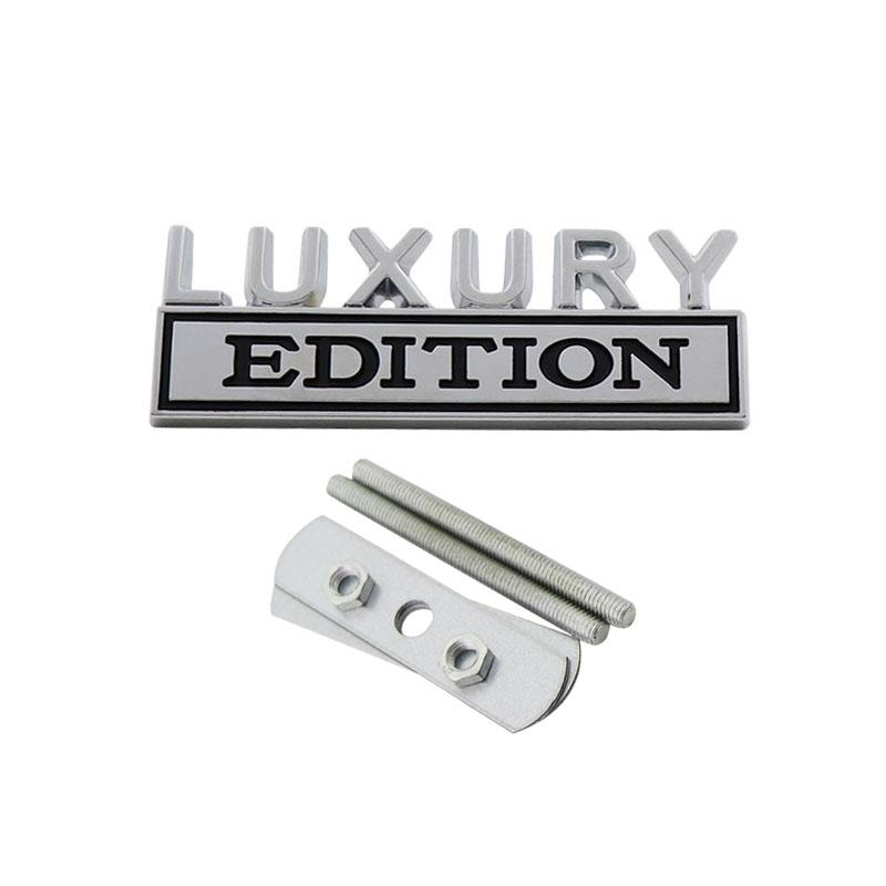 3D Car Styling Luxury Edition car Grille Fender trunk Rear Bonnet Nameplate Decal Emblem Badge Sticker