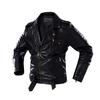 Mens Jackets Classic Biker Leather Jacket Pu Leather Jacket