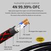 1 Pair RCA Audio Cable 2 RCA To 2 RCA Interconnect Cables HIFI Stereo 4N OFC Male To Male For Amplifier DAC TV Car Audio