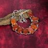 Carnelian Rough Necklace, Natural Gemstone 925 Solid Sterling Silver Necklace, Handmade Jewelry, Birthday And Anniversary Gift For Her