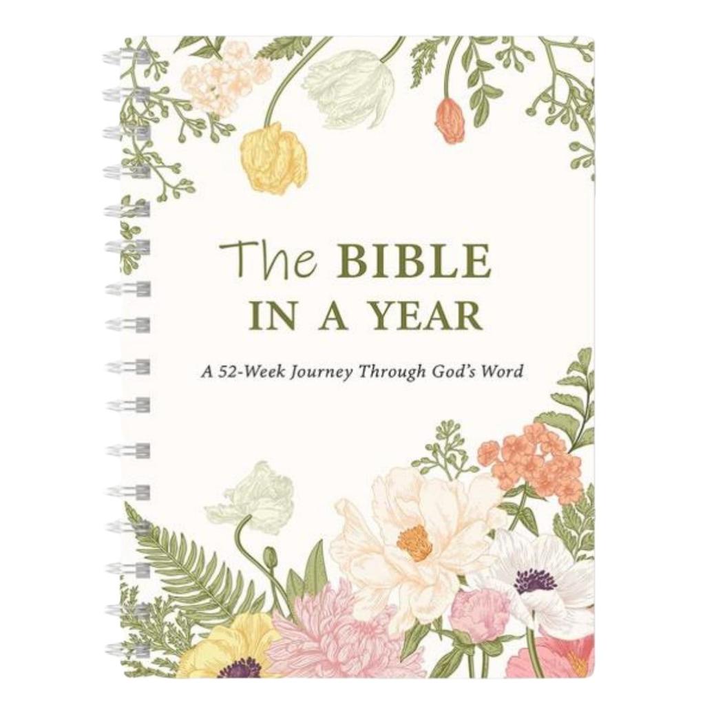 One Year Bible Spirituality Notebook A5 52 Weeks Study Guide Reading Plan Spiral Binding Spiritual Journal Color