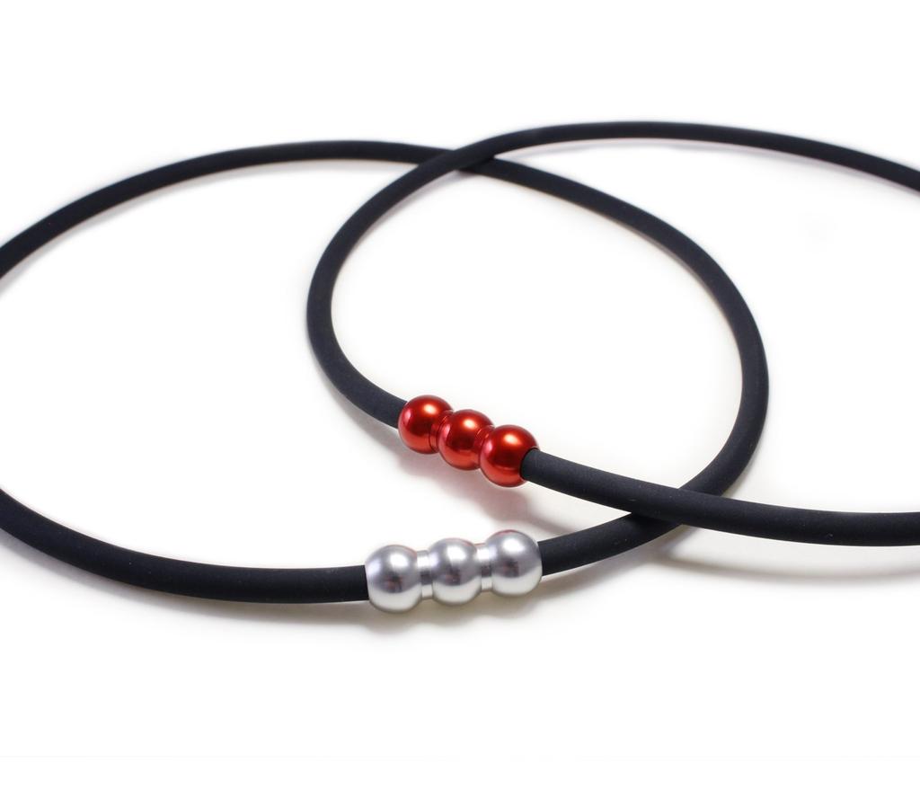 Спортивное ожерелье erg Synapse ZERO x M49см (черный Красный)