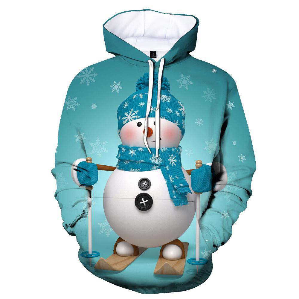 New Funny Santa Claus 3d Print Hoodies Men Women Fashion Christmas Hoodie Sweatshirt Mens Clothing Xmas Tracksuit Festival Gift