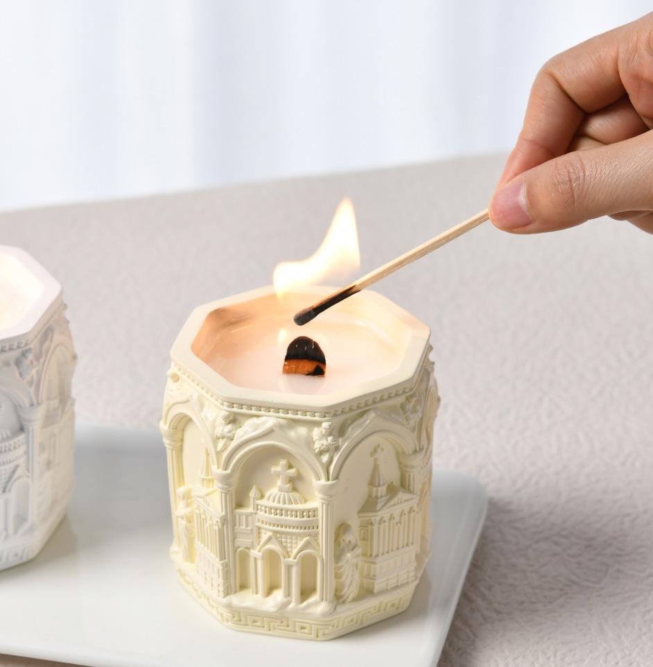 Ренессанс Свеча Гипсовая Чашка Силиконовая Форма Сделай Сам Цементная Чашка Ароматическое Сопровождение Силиконовый Измельчитель