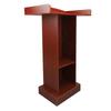 Подиумная стойка красного сандалового цвета, современный минималистский устойчивый кафедральный стол для конференц-зала