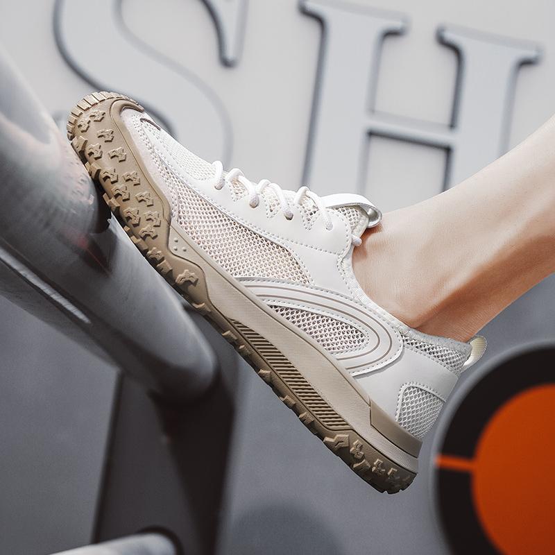 Mesh Men Casual Shoes Summer Outdoor Sneakers Men Trainers Non-slip Climbing Hiking Shoes Breathable Men's Treking Shoe
