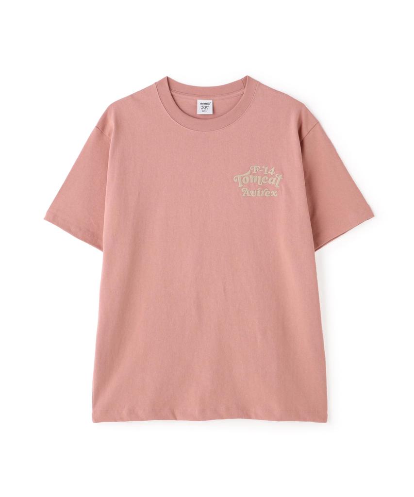 AVIREX SAGARA TOM CAT T-SHIRT M pink 783-4934036