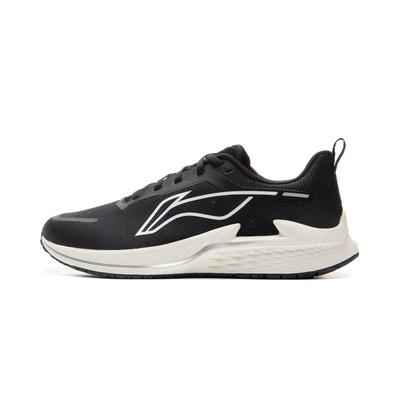 Li Ning Амортизирующие Дышащие Упругие Низкие Беговые Кроссовки Женские Черные ARBV004-3