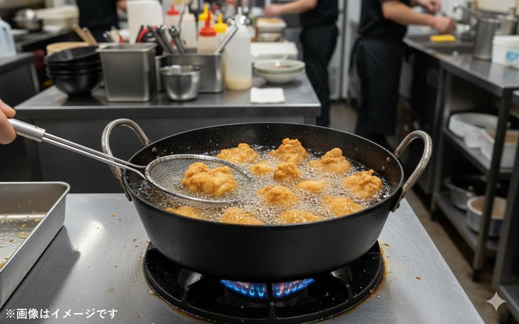 Фритюрница Kanda Tempura, Чугун, 27 см, 3,7 л, Сделано в Японии, 002173, Профессиональный класс, Для коммерческого использования, Чугунный котел Kanda