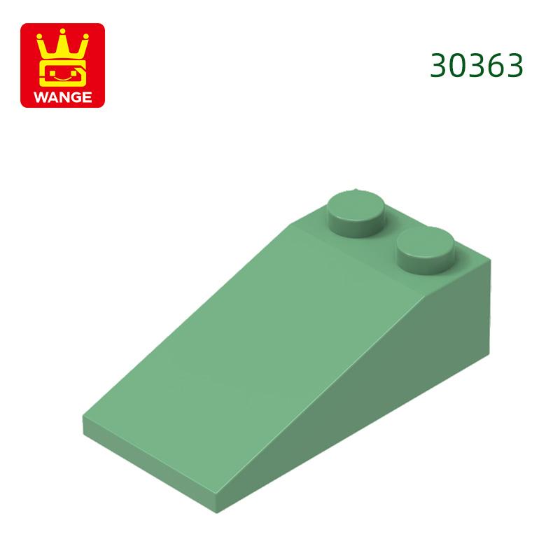 Нетоксичный 62 шт./лот 30363 Скат 18 2x4 отверстия Наклонный 2 ряда Кирпичик Moc Цветные Аксессуары Совместимые с Кирпичиками DIY Детская Игрушка