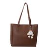 Trendy Pu Large Shoulder Bag For Women 2023 Fashionable Tote Bag With Lining