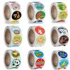 About 500pcs 1inch Cartoon Animal Children Sticker Label Thank You Cute Toy Game Sticker DIY Gift Sealing Label Decoration