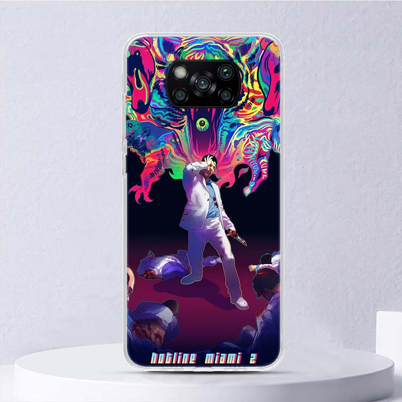 Игровой чехол Hotline Miami для Xiaomi Poco X7 X6 X5 X4 X3 Nfc F7 Ultra F6 F5 Pro, чехол для телефона F4 Gt F3 M5S M4 M3 M5 M6