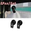 2pcs/Pair Car Interior Window Mount Black Suction Cap Clip Plastic Sucker Removable Holder for Sunsh