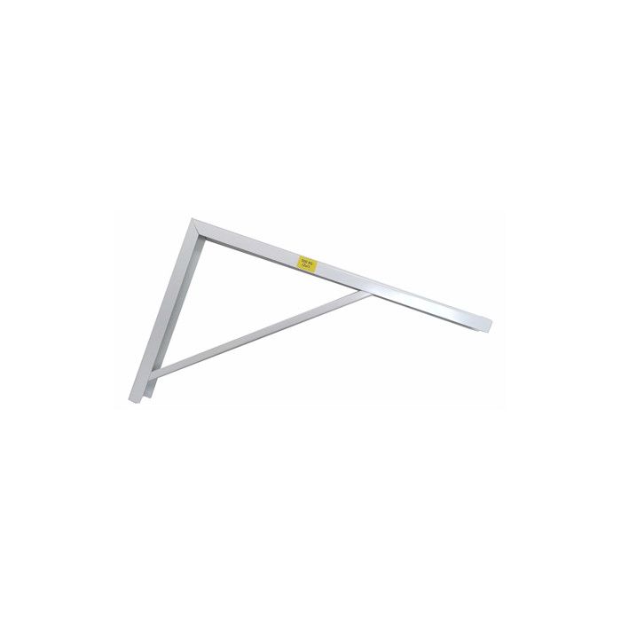 Прочный угольник из белой стали 30 x 50 см