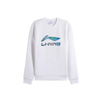 Li-Ning Пуловер с круглым вырезом Модный тренд Спортивный образ жизни Удобный Универсальный Простой Энергичный Свитшот Мужской свитшот AWDVH37-6